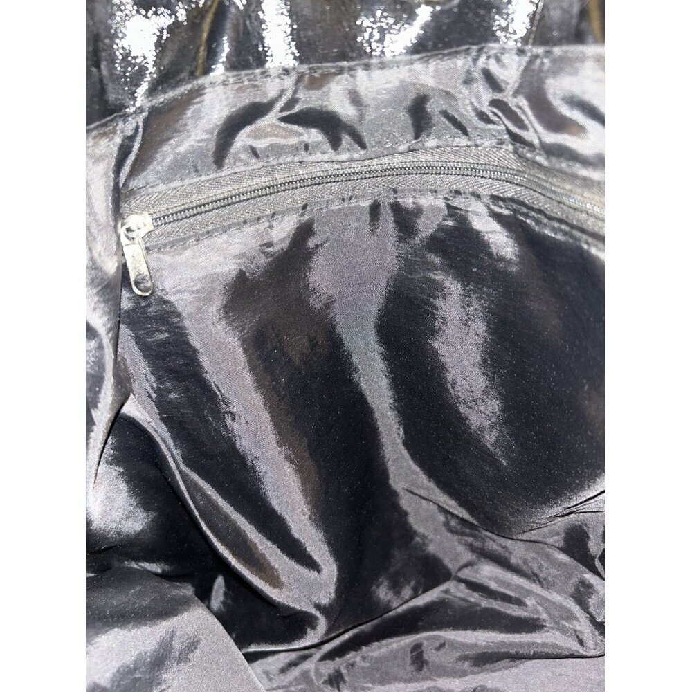Pittsburgh Steelers Tote Bag NFL Football Vinyl Water Resistant Large Black Gold - Picture 10 of 15